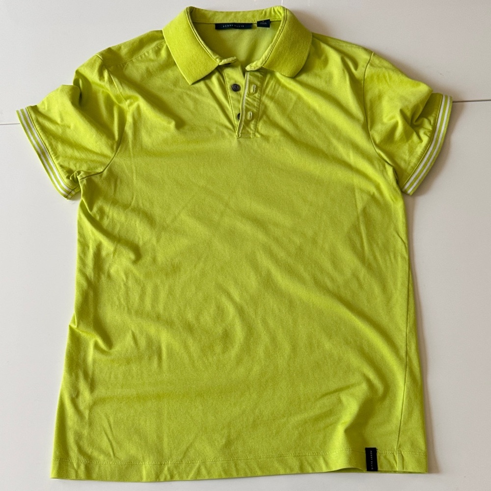 Perry Ellis Vibrant Green Polo Shirt